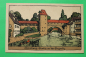 Preview: AK Nürnberg / 1910-20 / Litho / Pegnitz Brücke Häuser / Künstler Steinzeichnung Stein-Zeichnung / Monogramm L